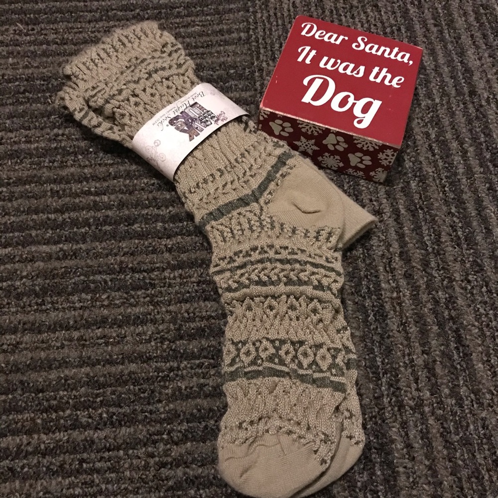 Muk Luks knee high socks for tall boots NWOT
